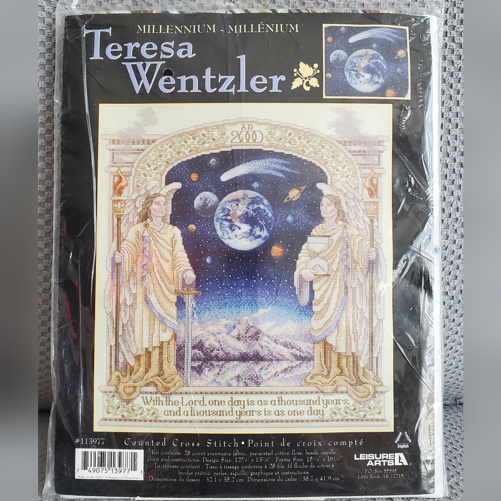 Millennium cross stitch kit Wall Decor